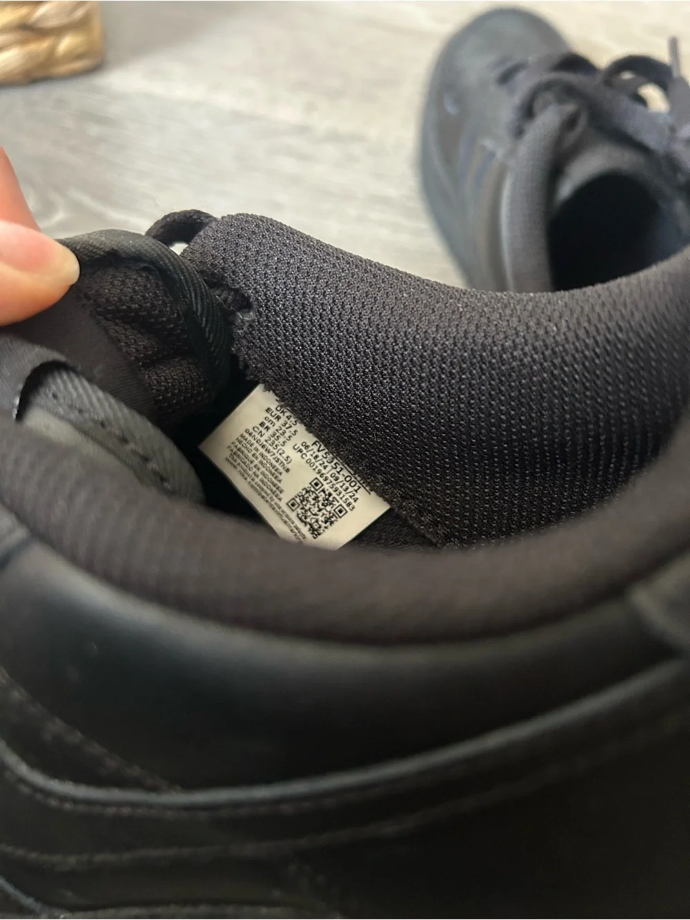 Nike Youth' Air Force 1 Low - Black